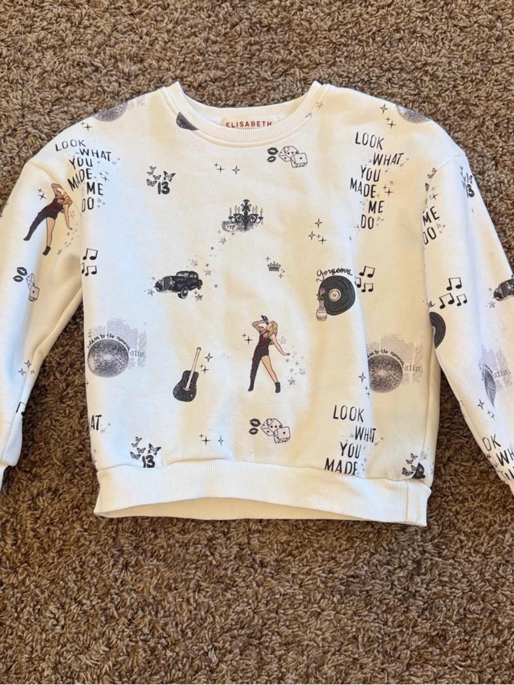 White reputation Kids Sweatshirt